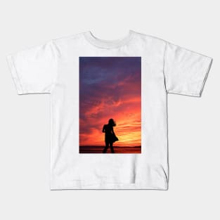 Sunset on the Beach Kids T-Shirt